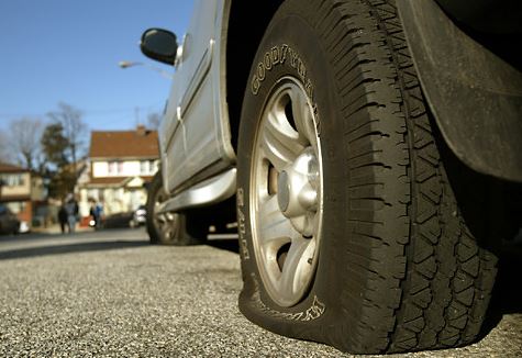 flat tire
